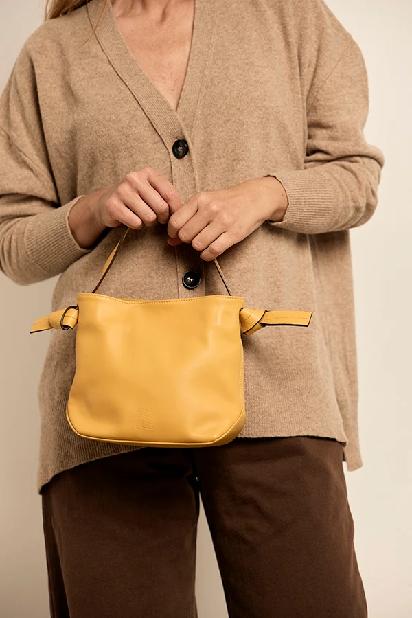 BOLSO NUDO S AMARILLO